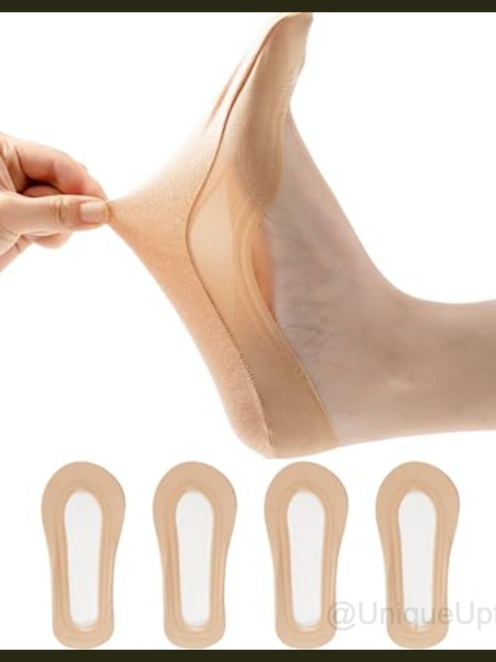 No Show Liner Socks Cotton Nylon Low Cut Invisible Hidden Socks for Flats